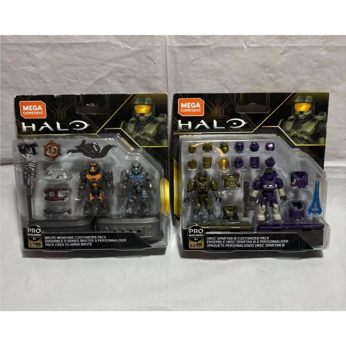 Halo Mega Construx Unsc Spartan Iii and Brute Weapons Customizer Pack