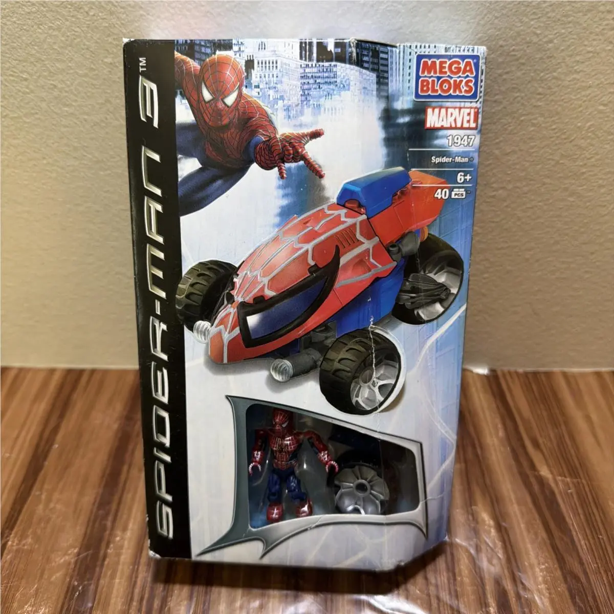 Spider-man 3 Mega Bloks Marvel Set 1947 Vehicle Car 40 Pieces 2007