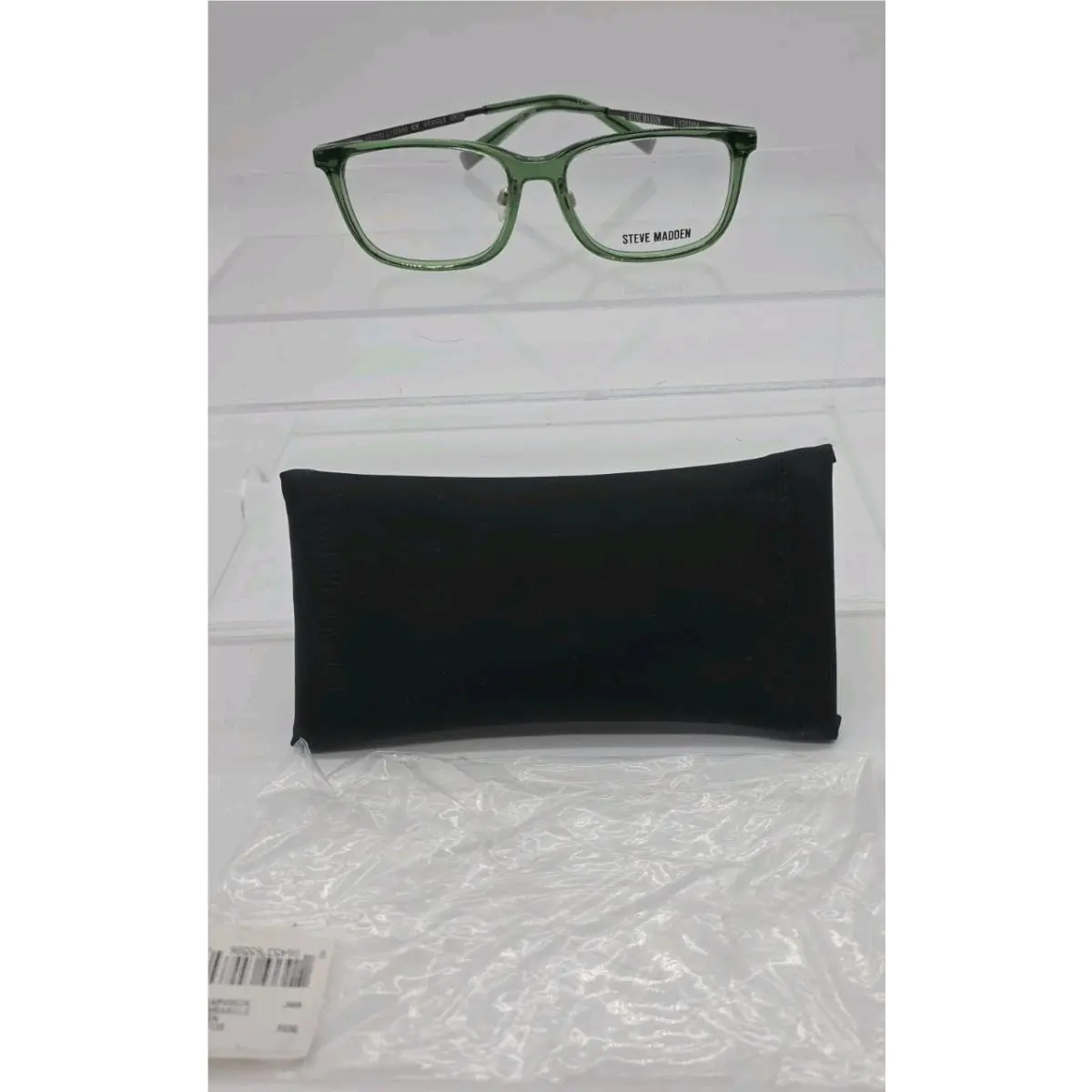 Steve Madden Wrangle Green Small Eyeglasses Frame and Case 48-15-135mm