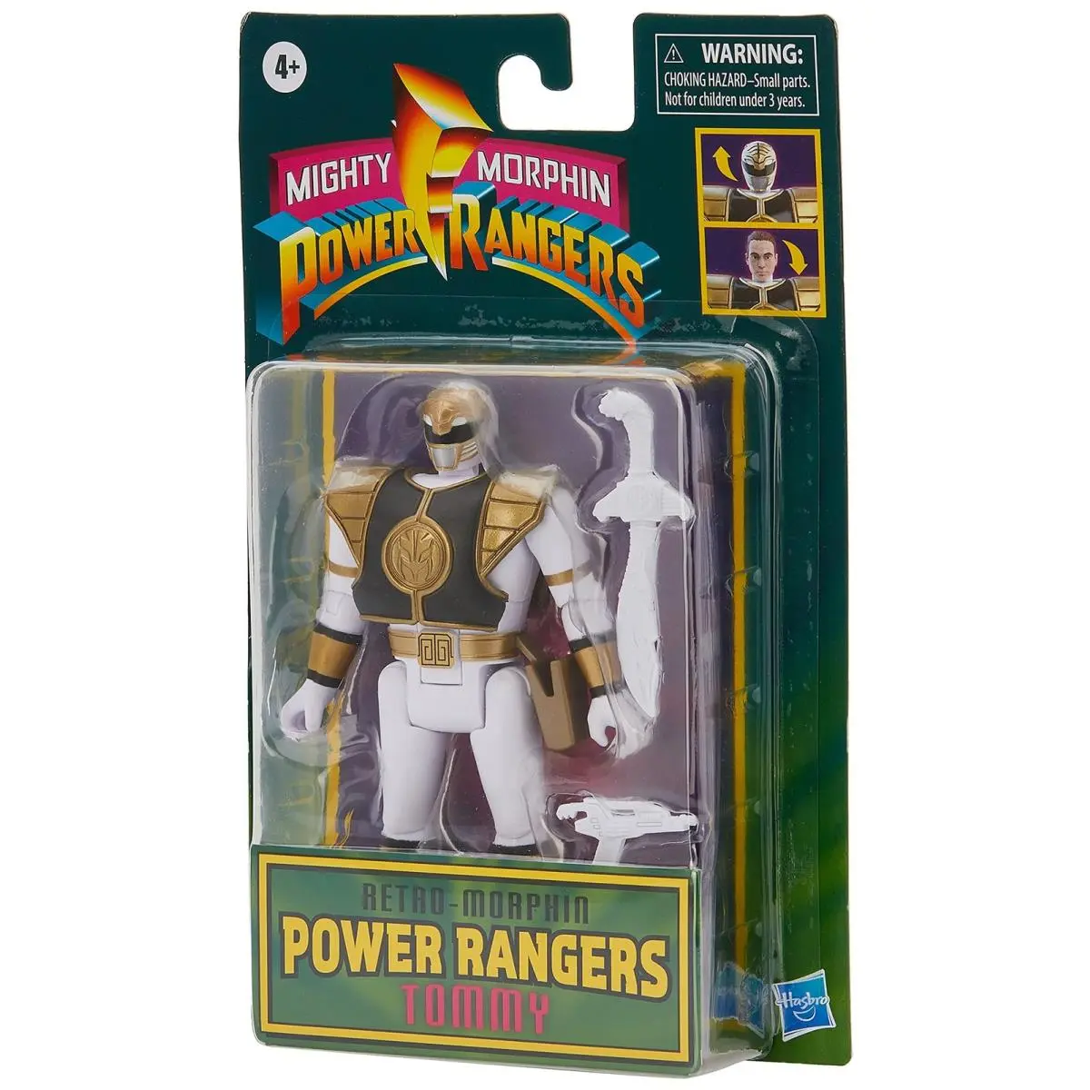 Power Rangers Retro-morphin White Ranger Action Figure