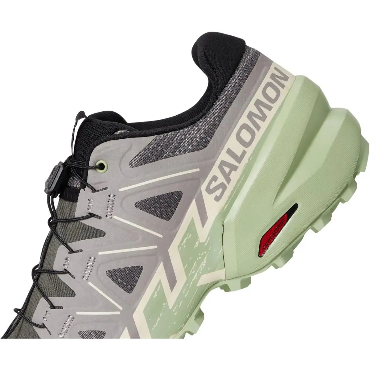 Salomon shoes - Salomon Speedcross 6 - Speedcross - L47582000 - Castlerock/Vanilla Ice/Smoke Green 4