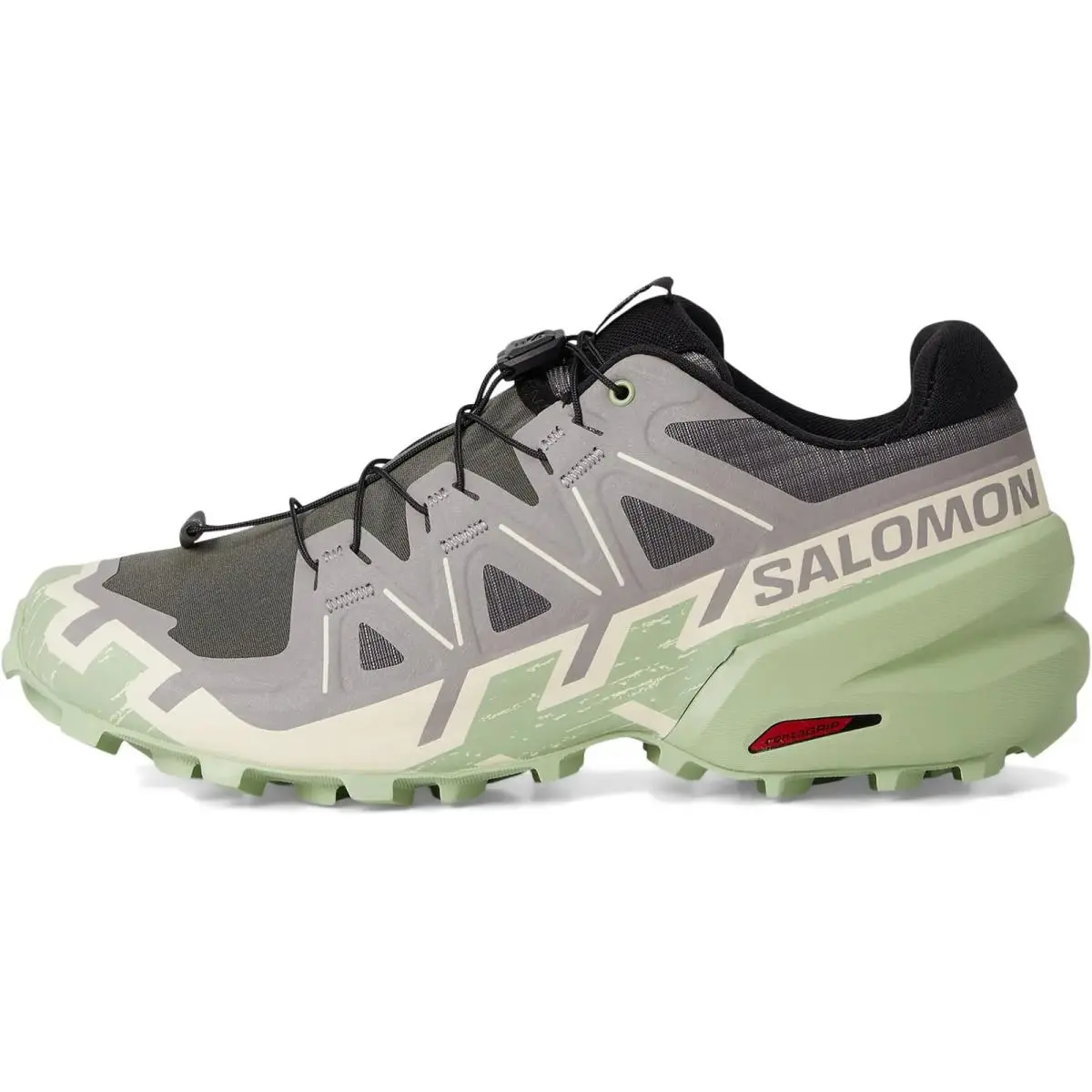 Salomon shoes - Salomon Speedcross 6 - Speedcross - L47582000 - Castlerock/Vanilla Ice/Smoke Green 8