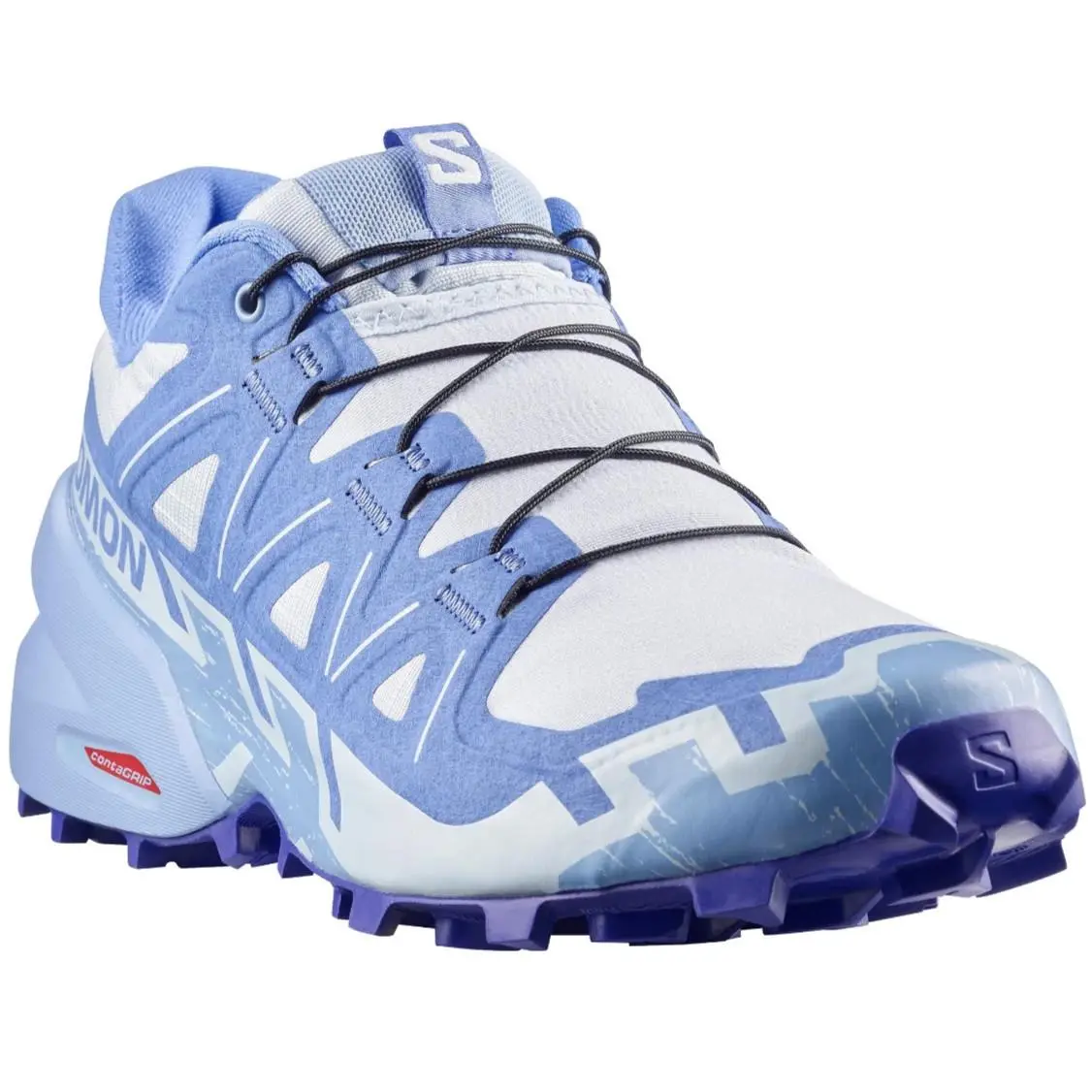 Salomon shoes - Salomon Speedcross 6 - Speedcross - L49229400 - Ancient Water/Brunnera Blue/Persian Jewel 0