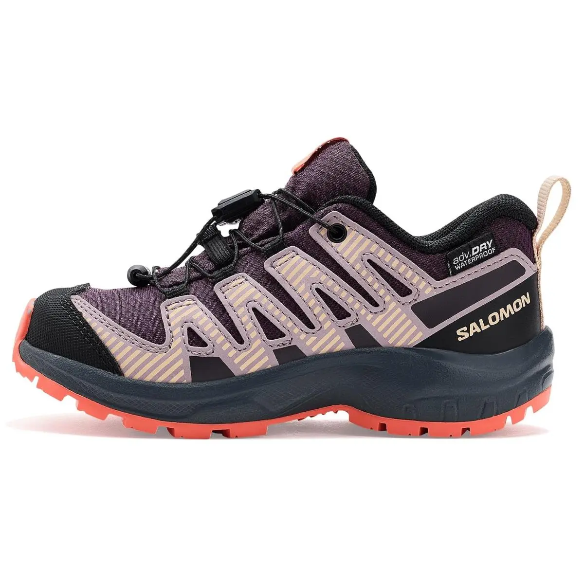 Salomon shoes - Plum Kitten/Turbulence/Fusion Coral 2