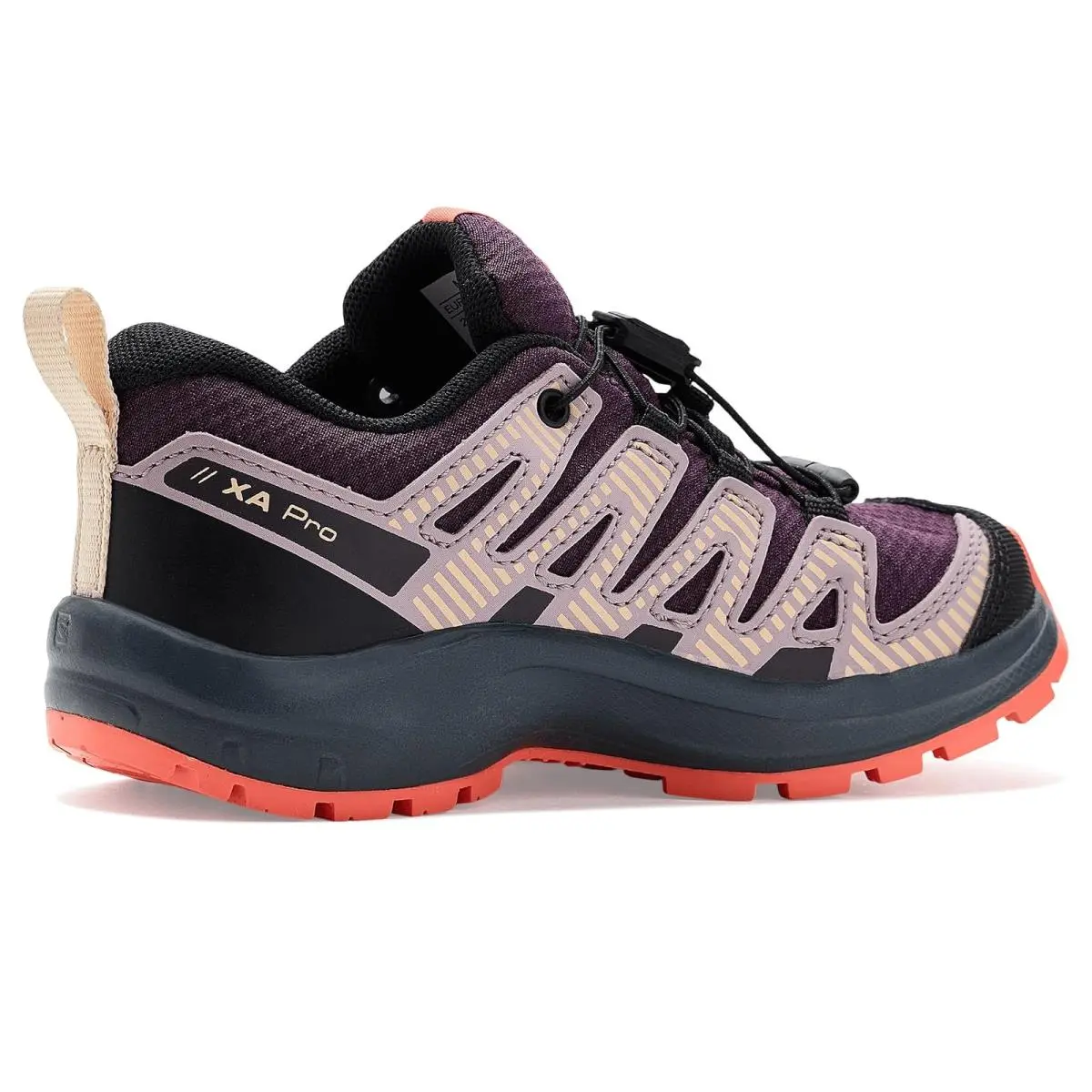 Salomon shoes - Plum Kitten/Turbulence/Fusion Coral 8