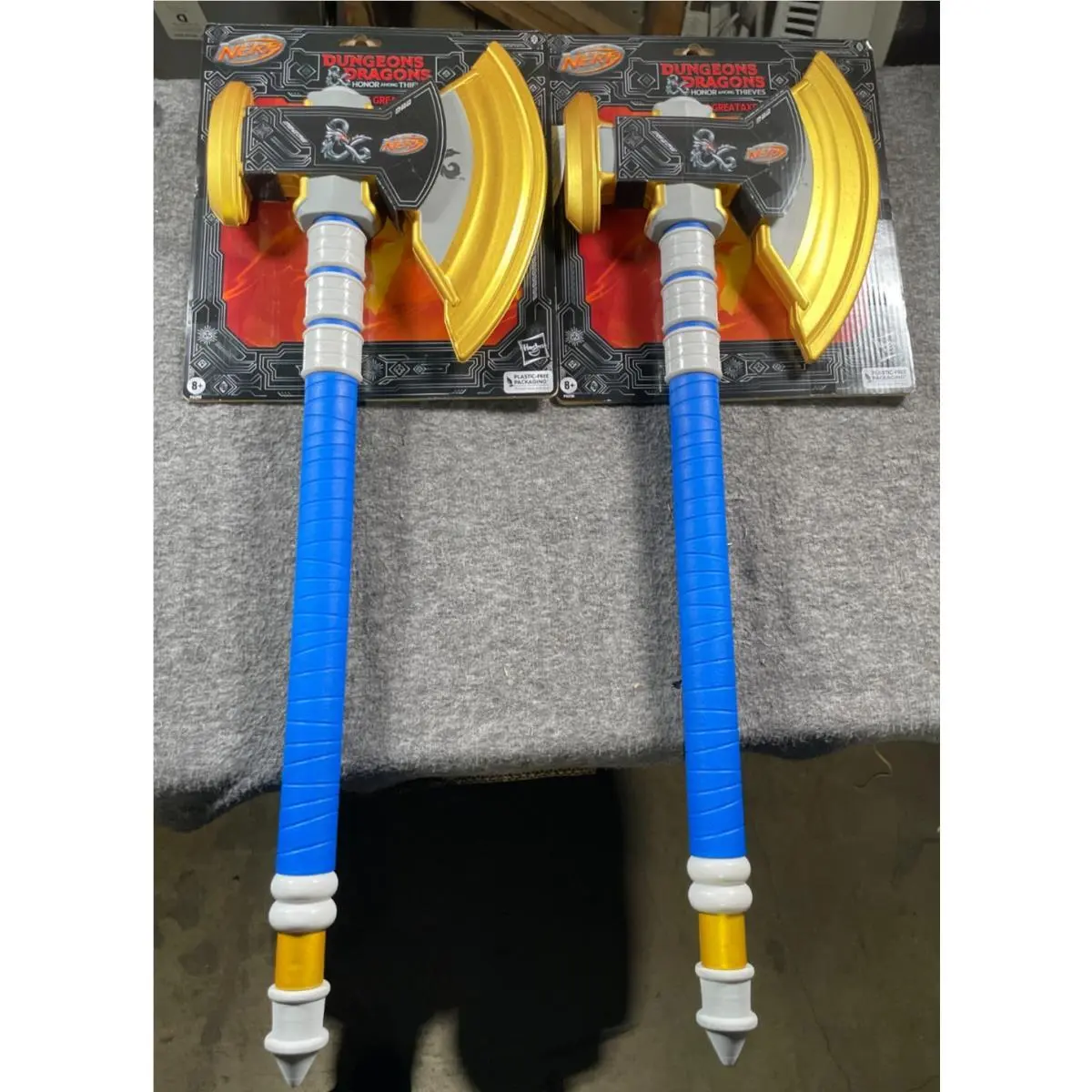 2-Pack Nerf Dungeons Dragons Holga`s Greataxe Foam Play Toy Ages 8+