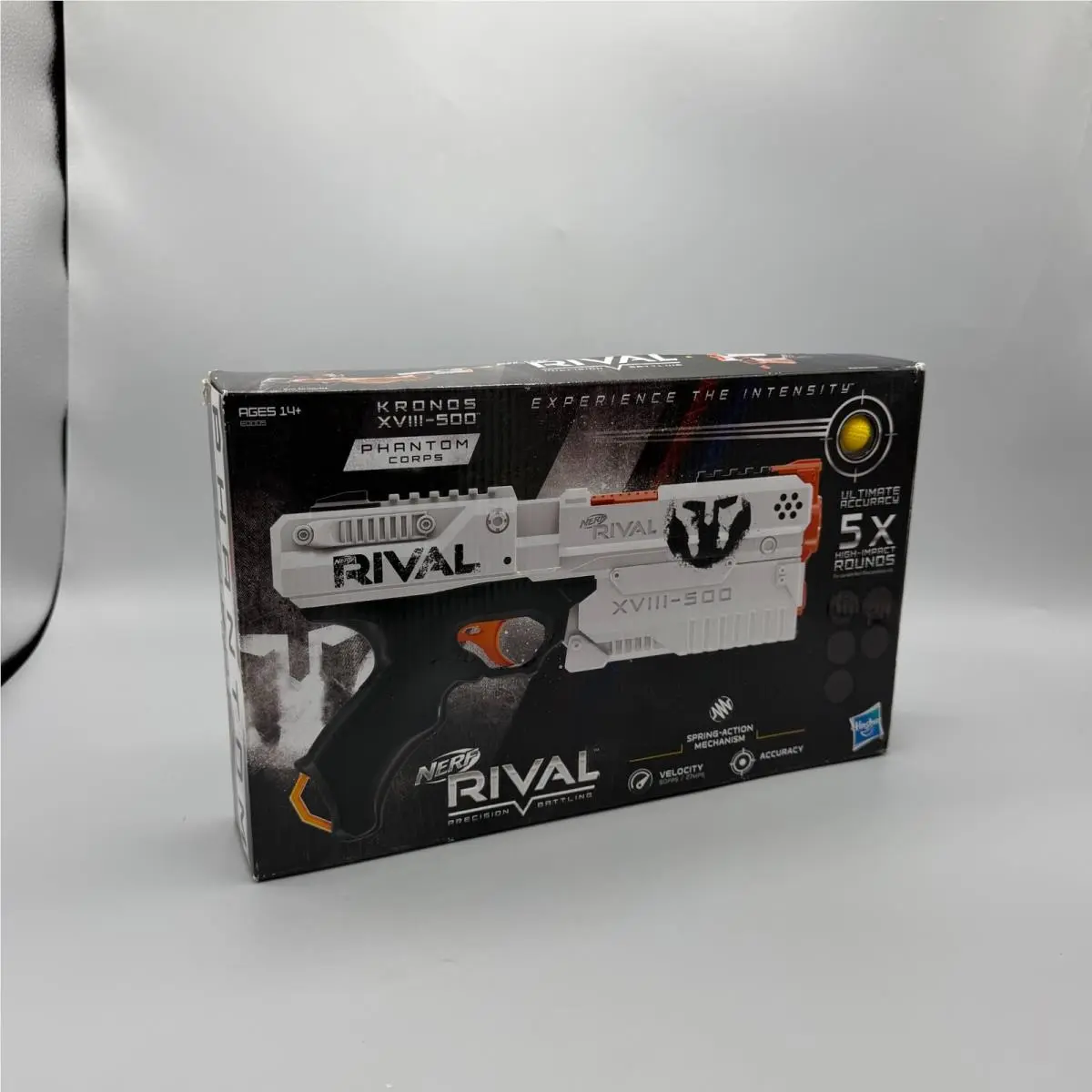 Nerf Rival Phantom Corps Kronos XVIII-500 White Pistol Blaster