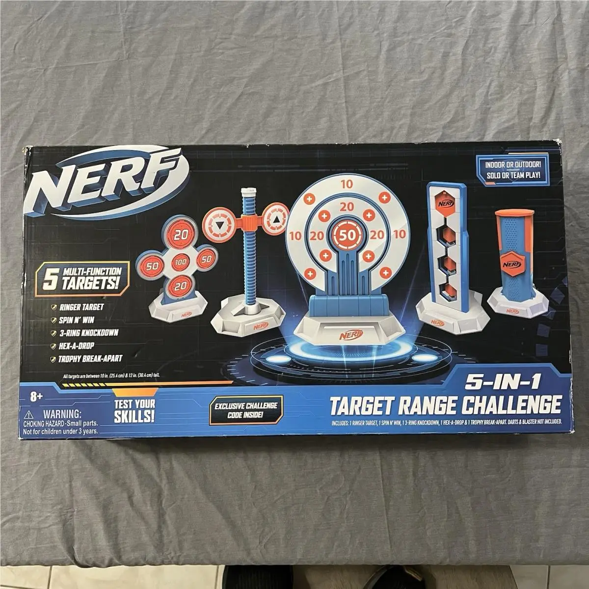Nerf 5 in 1 Target Range Challenge Nerf Gun Multifunction Targets Dart Blaster