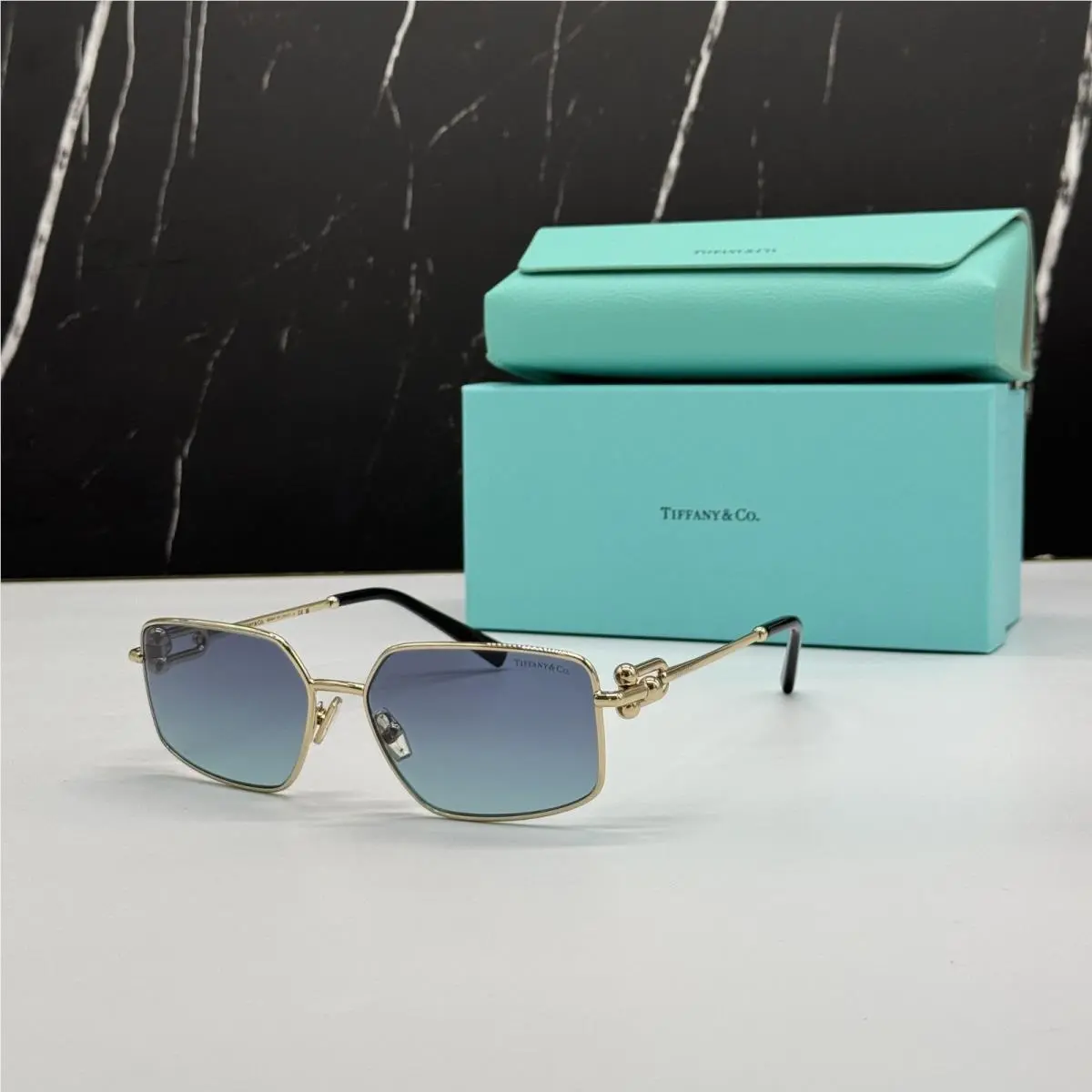 Tiffany Tiffany & Co TF3111 62029S Co TF3111 62029S Blue Gold Women Sunglasses