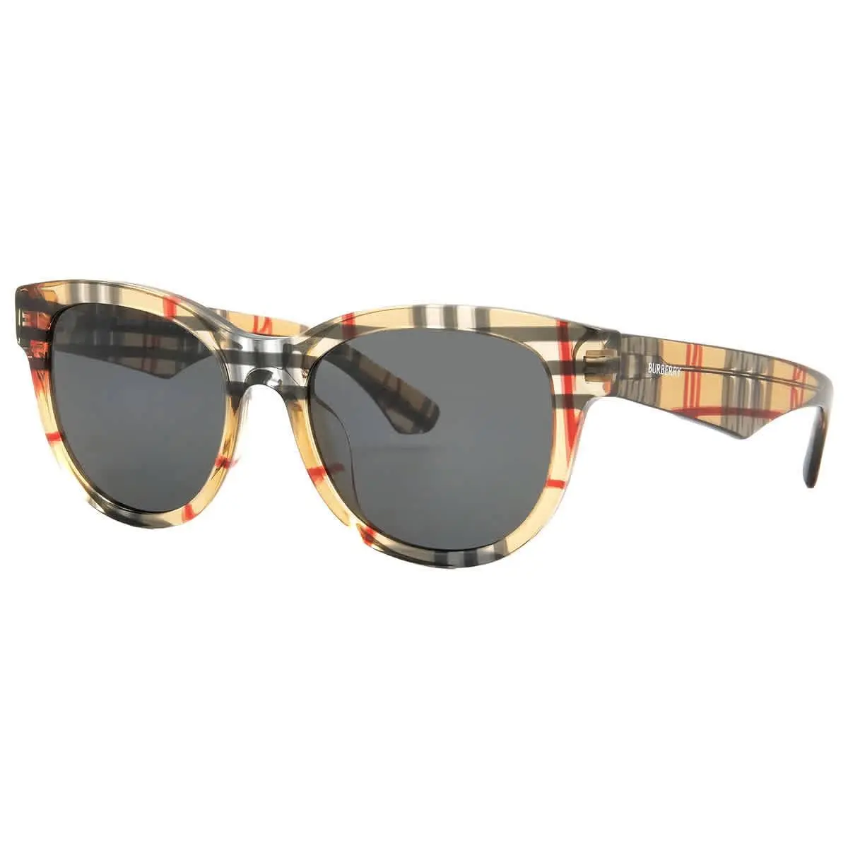 Burberry Dark Grey Square Ladies Sunglasses BE4432U 412287 54 BE4432U 412287 54