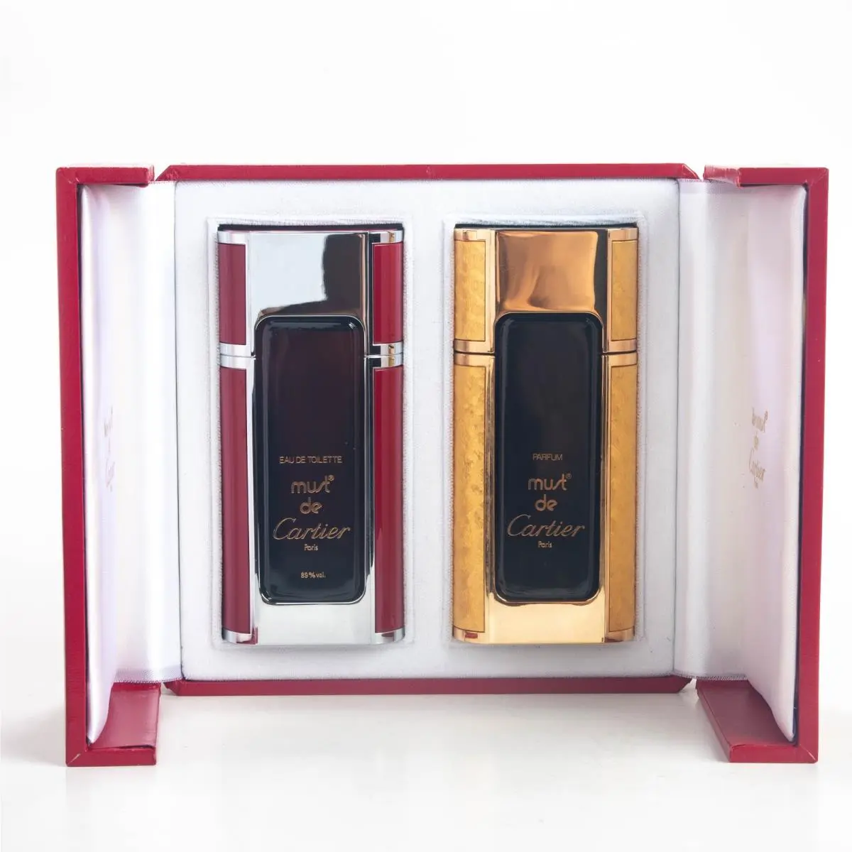 Must de Cartier Parfum Edt 2 x 1.7OZ Collection Special Numbered Perfume Extrait