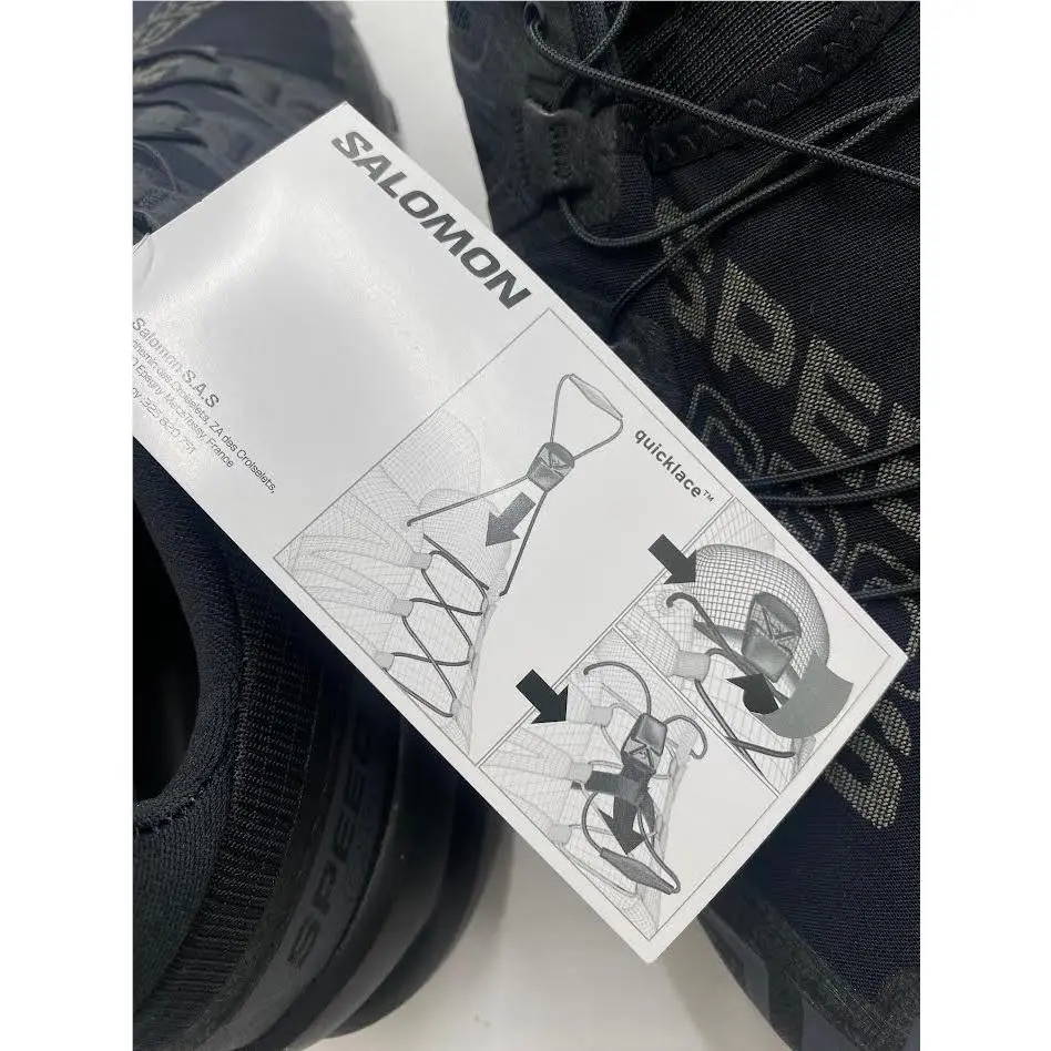 Salomon shoes - Salomon Speedcross 6 - Speedcross - 417379 36 V0 - Black (UPC: 737566872382) 7
