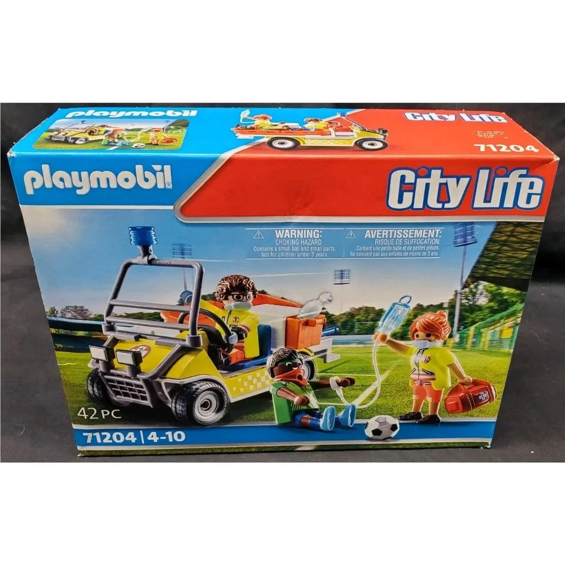 Playmobil City Life 71204 Rescue Cart 42 Pcs Mib /