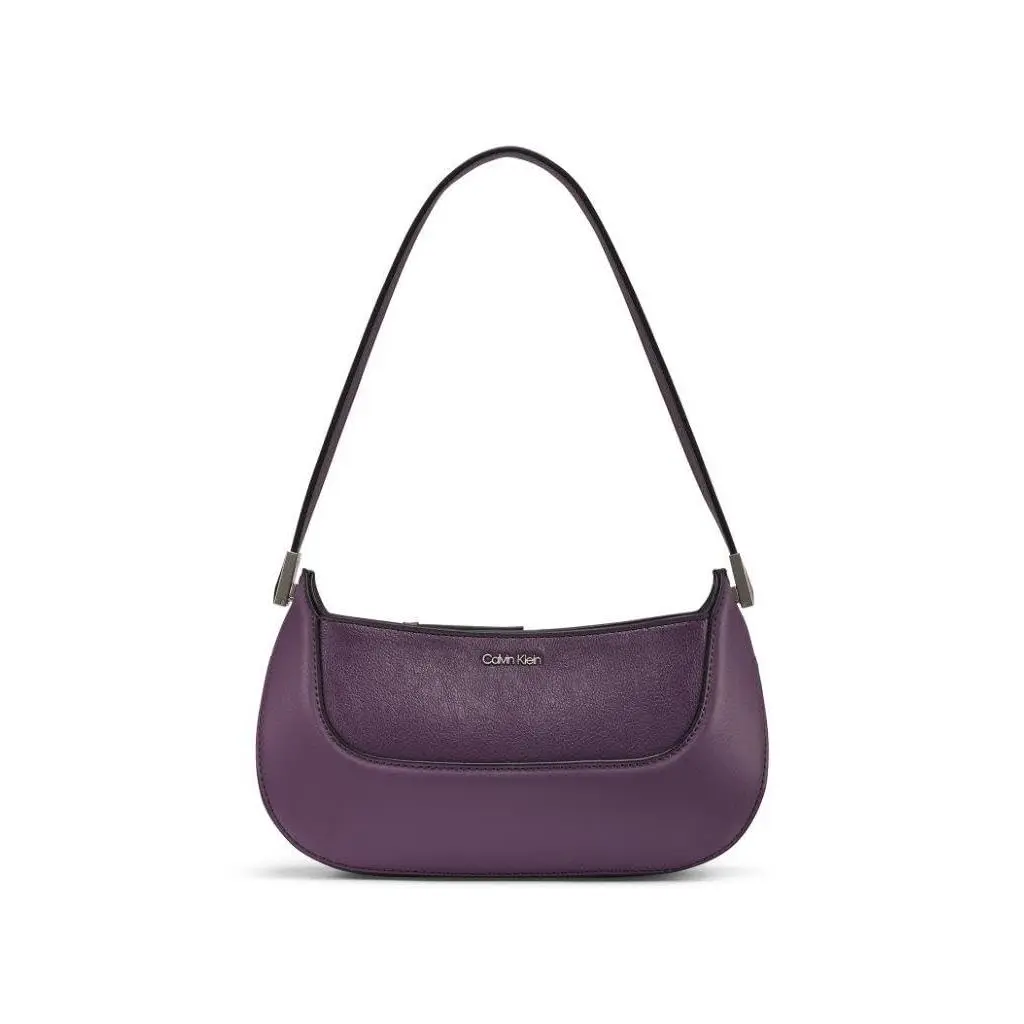 Calvin Klein Nori Top Zip Demi Shoulder Bag Winter One Size Plum