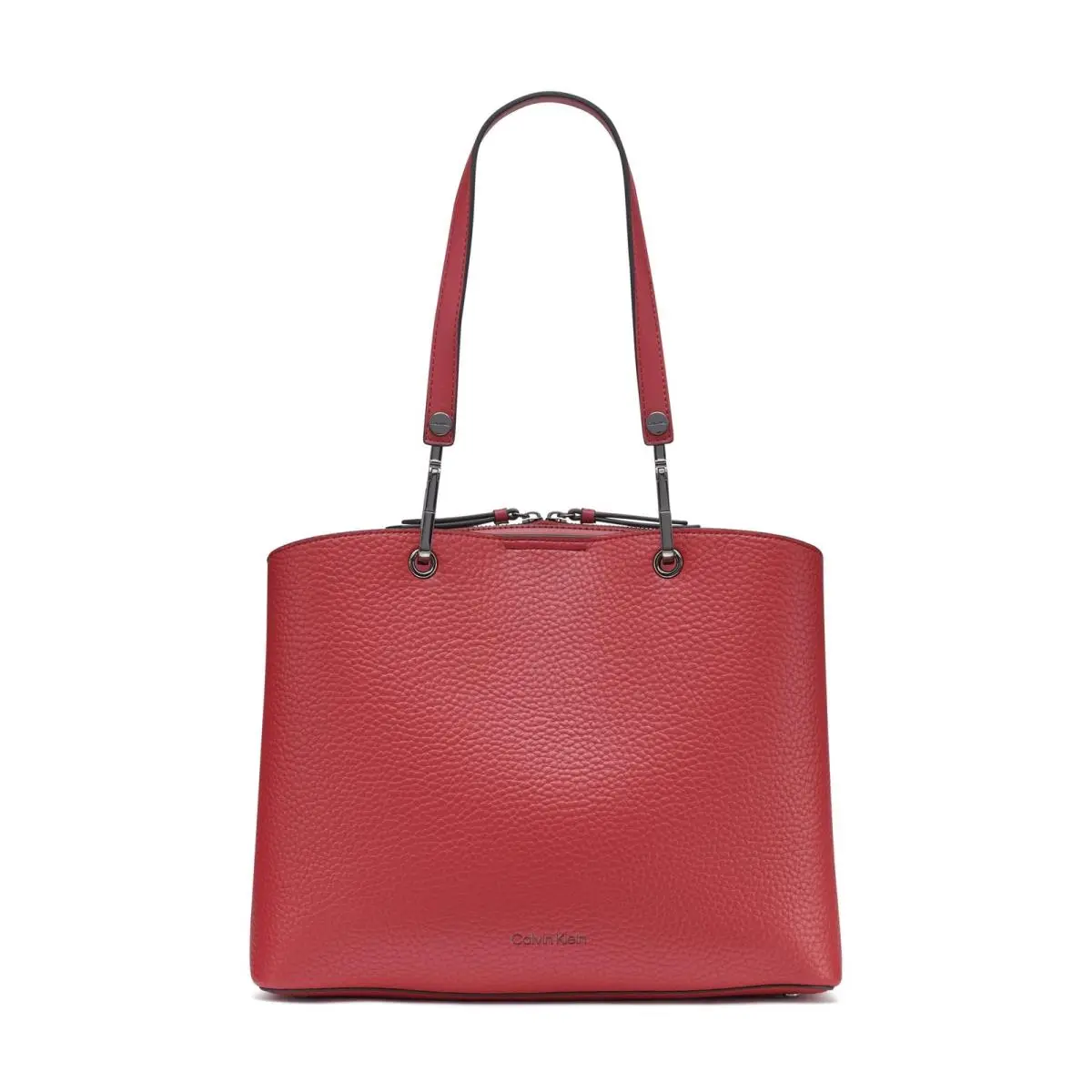 Calvin Klein Garnet Triple Compartment Tote Cranberry One Size Cranberry