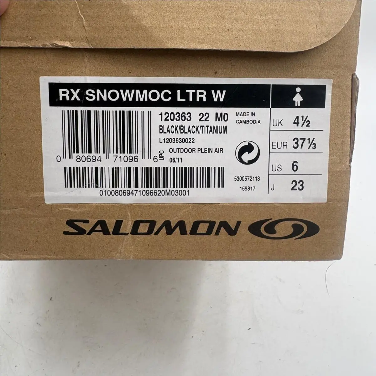 Salomon shoes - RX Snowmoc LTR W - Snowmoc LTR - Black 5
