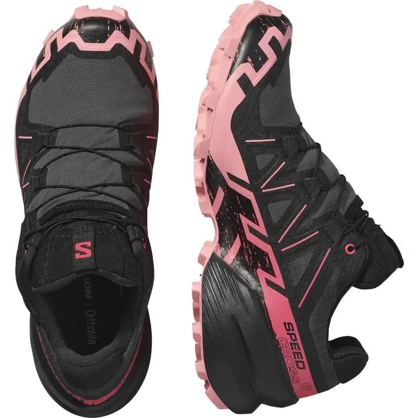 Salomon shoes - Salomon Speedcross 6 GTX - Speedcross GTX - L478804 - Nine Iron / Black / Flamingo Pink (UPC: 198720085466) 2