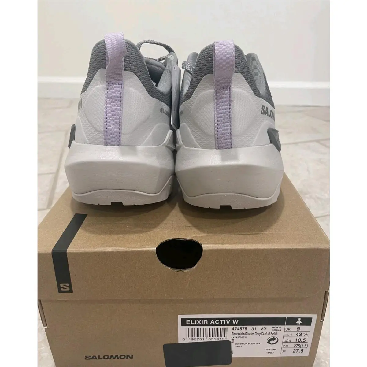 Salomon shoes - Salomon Elixir Activ - Elixir Activ - L47455400 - Gray 1