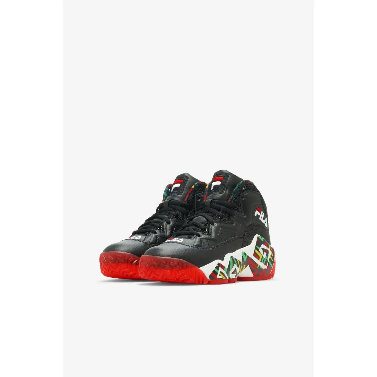 Fila shoes - BLACK/JELLY BEAN/LEMON 2