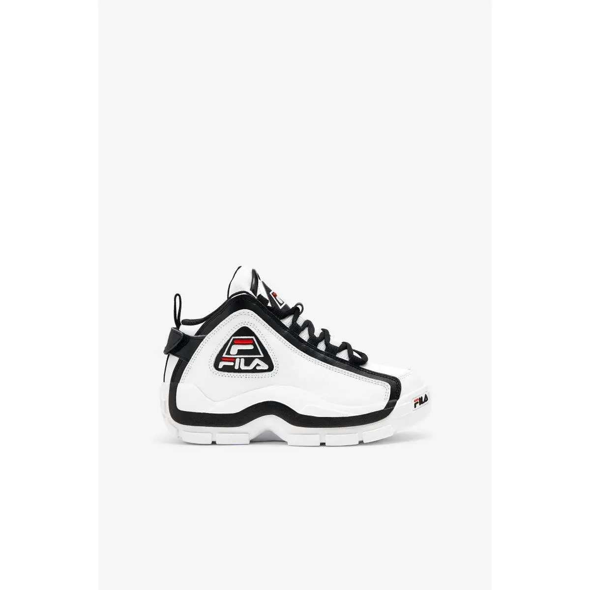 Fila Unisex Kids` Grant Hill 2 Basketball Shoes White/black/red - 3BM00637-113