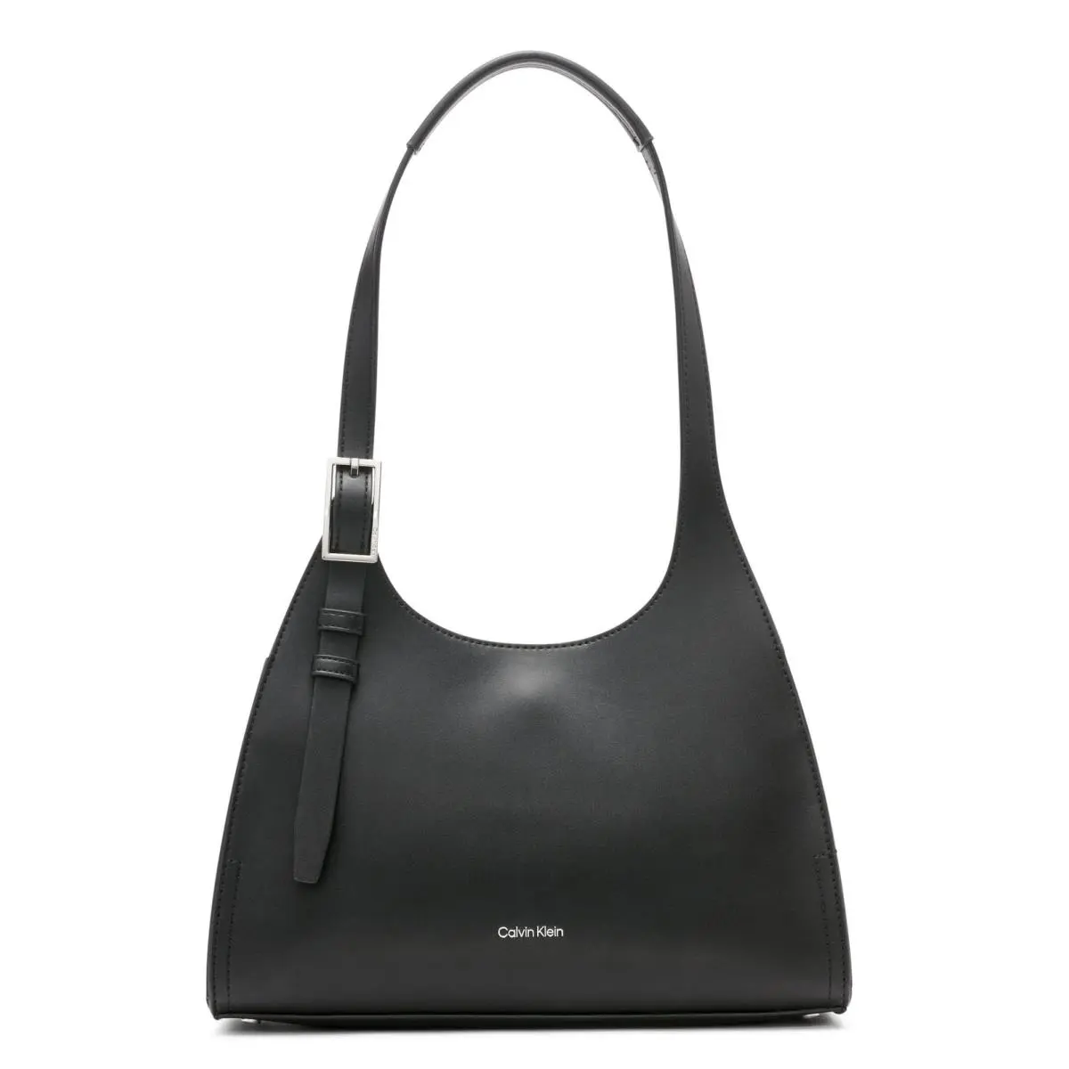 Calvin Klein Quill Triple Compartment Satchel One Size Black/silver