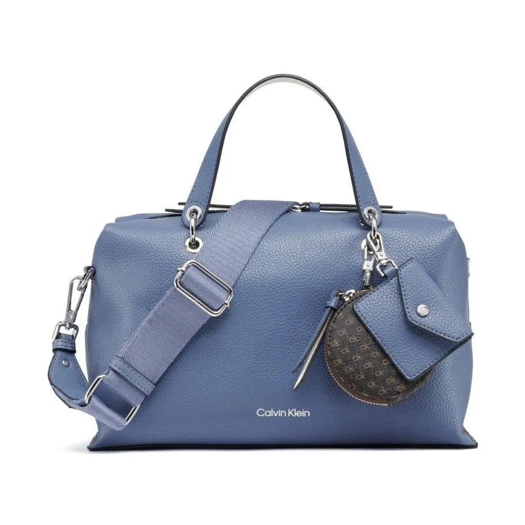 Calvin Klein Cali Satchel Folkstone One Size Grey/cherub White