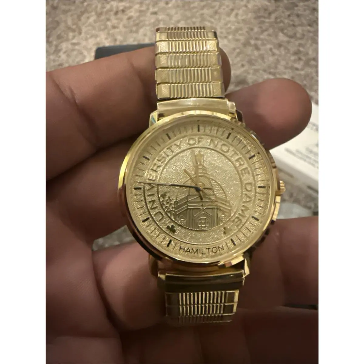Vintage Hamilton Mens Watch 8474 Nortre Dame