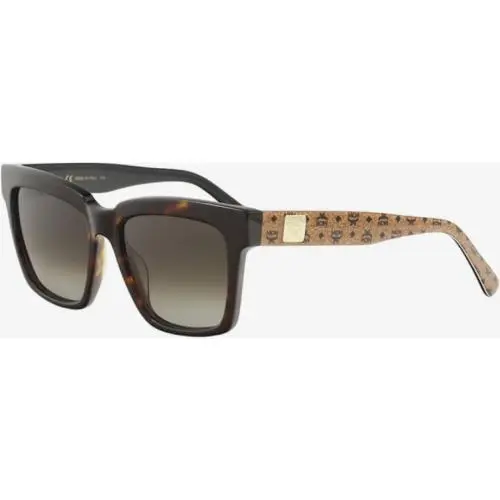 Mcm Sunglasses Mcm 646 Shy Tor Mcm Brn Logo Italy 55-17-140 MCM646S-216