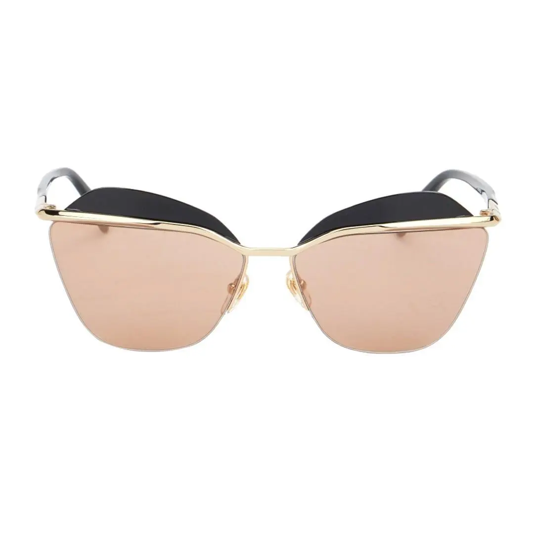 Mcm Women`s Shiny Rose Gold Sunglasses MCM133S 749