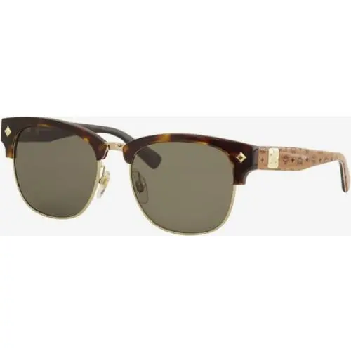 Mcm Sunglasses Mcm 604 Shy Tor gd Mcm Brn Logo Italy 55-18-140 MCM604S-216