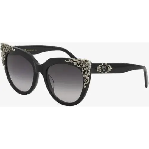 Mcm Sunglasses Mcm 638 Shy Blk/ Smoke Grad Italy 54-19-140 MCM638S-001