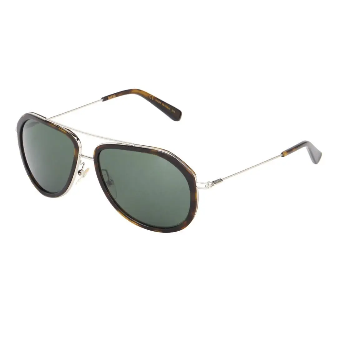 Mcm Men`s Havana Green Oval Sunglasses MCM613S-214