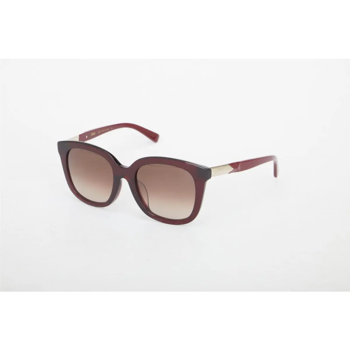 Mcm Women`s Sunglasses Square Bordeaux Gold MCM617SA 603