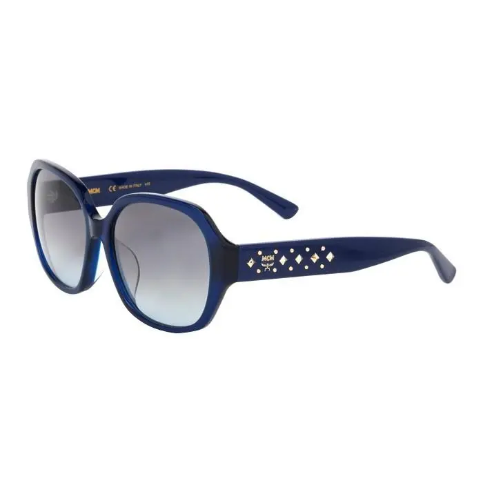Mcm Women`s Sunglasses Indigo Blue with Gems MCM619SA-001