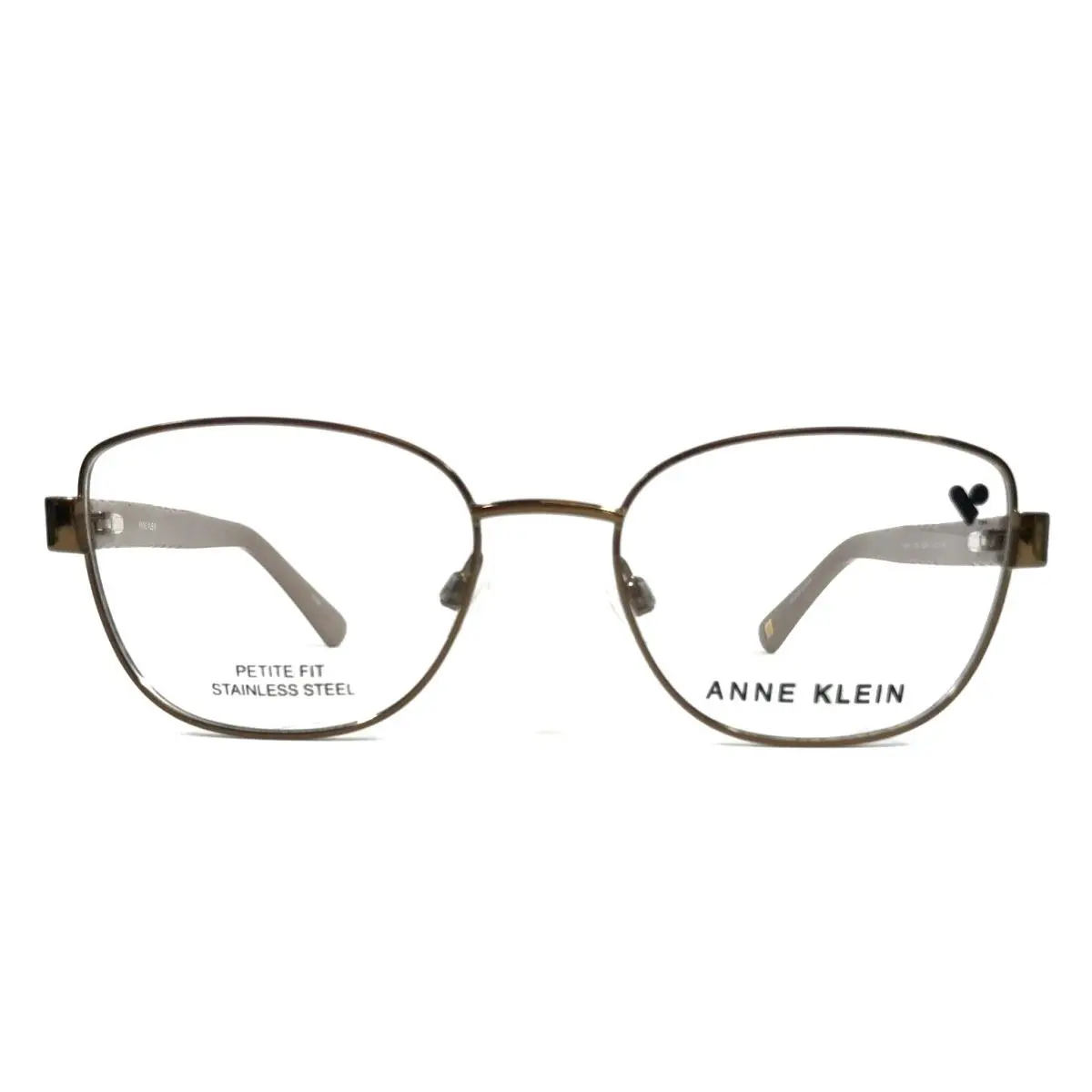 Anne Klein Petite Eyeglasses Frames AK5101 203 Mocha Cat Eye Full Rim 49-17-135
