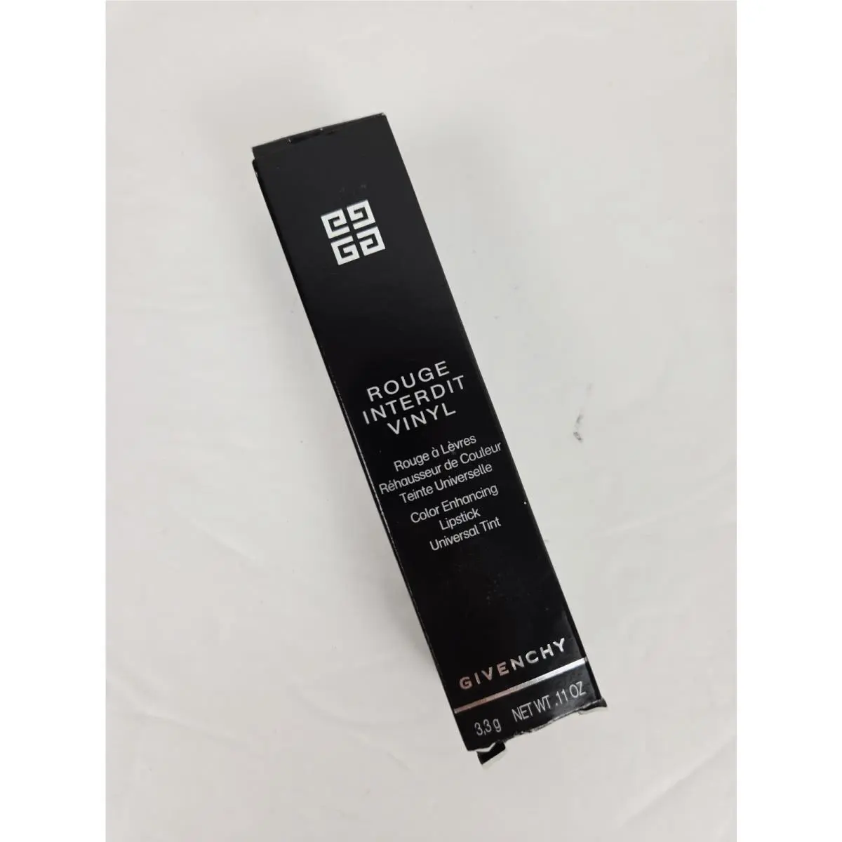 Givenchy Rouge Interdit Vinyl Color Enhancing Lipstick n16 Noir Revelateur