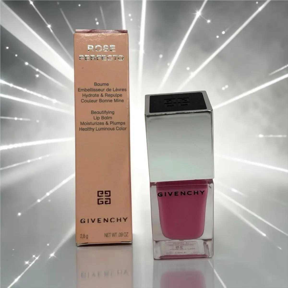 Givenchy Rose Perfecto Lip Balm in The Shade 102 Feeling - 0.09oz/2.8g Box