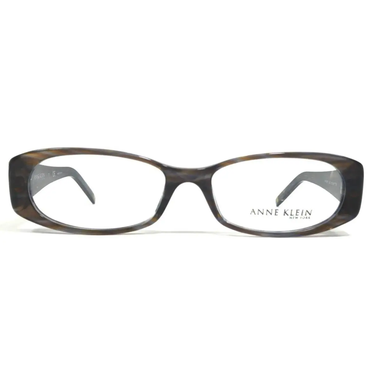 Anne Klein Eyeglasses Frames AK 8087 222 Clear Brown Blue Purple Horn 52-16-135