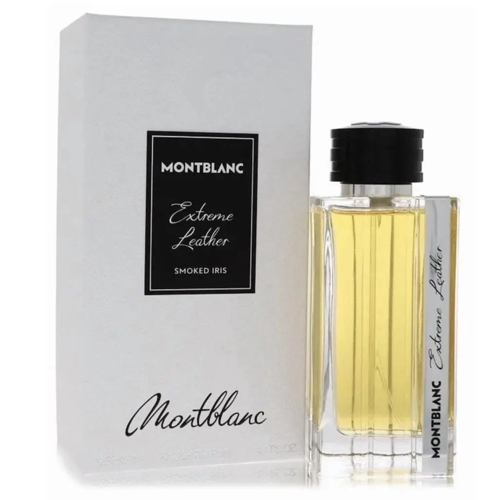 Montblanc Extreme Leather Smoked Iris Eau De Parfum Smoky Cologne For Men 125 ML