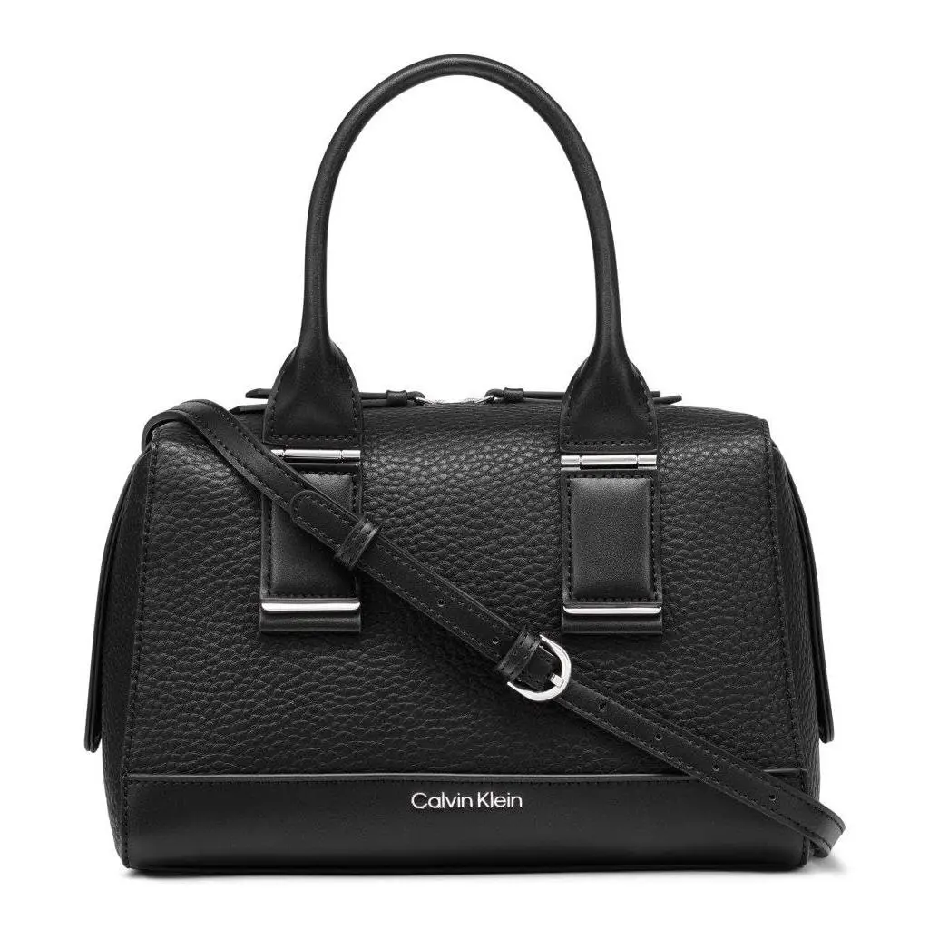 Calvin Klein Jett Top Zip Satchel Black/silver One Size Black/silver