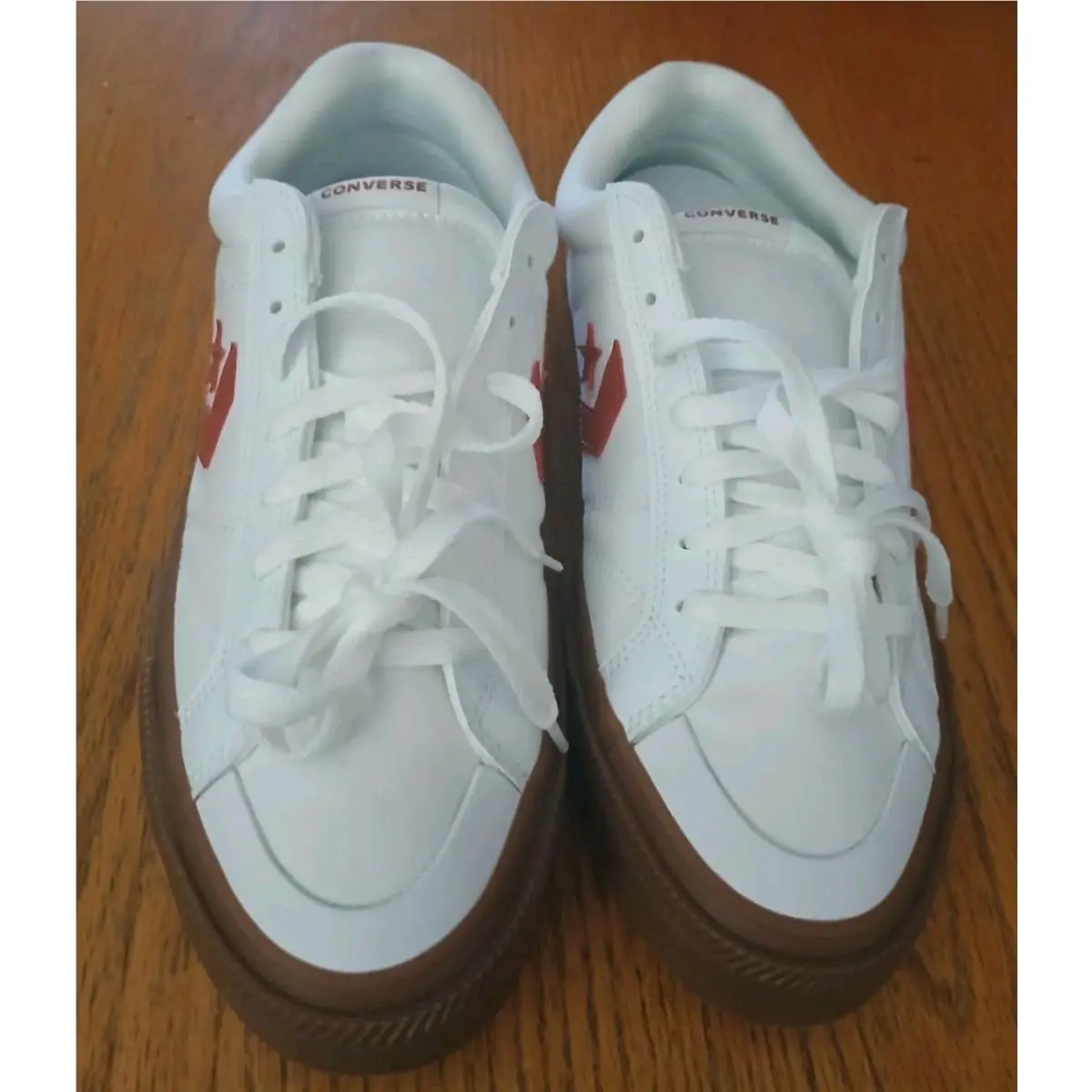 Size 11.5 - Converse Sport Casual White Red Terracotta Gum