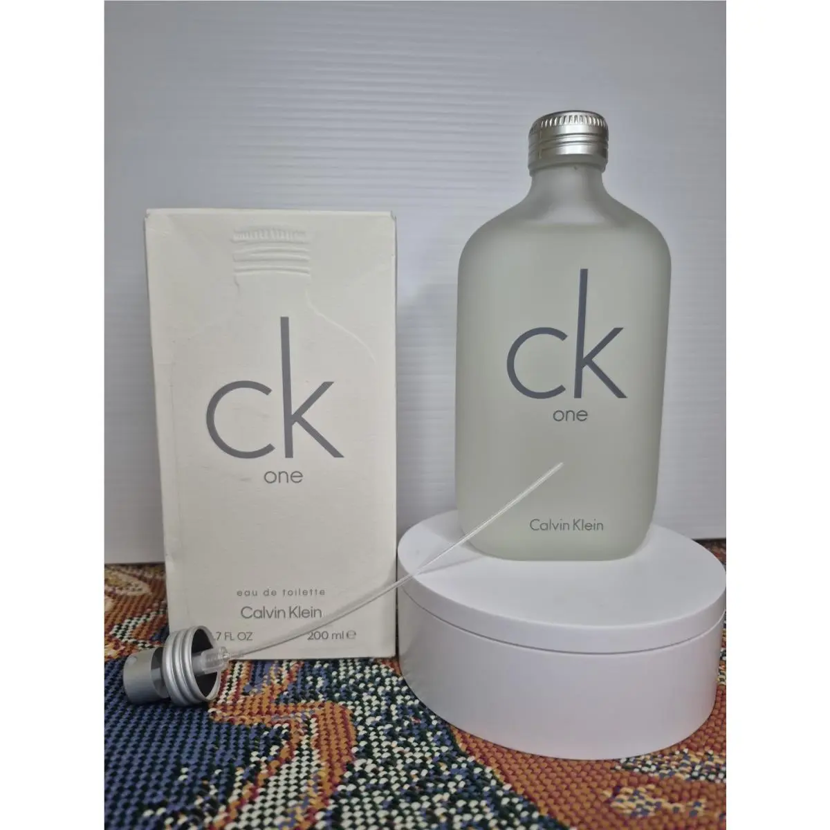 Calvin Klein One Men`s Eau de Toilette 6.7oz/200ml Made in Spa