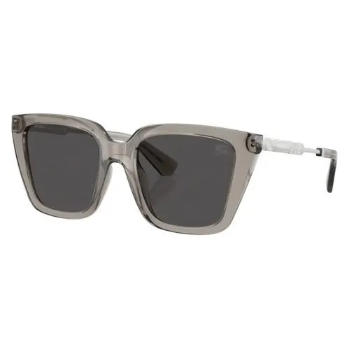 Women`s 52mm Translucent Grey Sunglasses BE4473U-419787-52 by Burberry