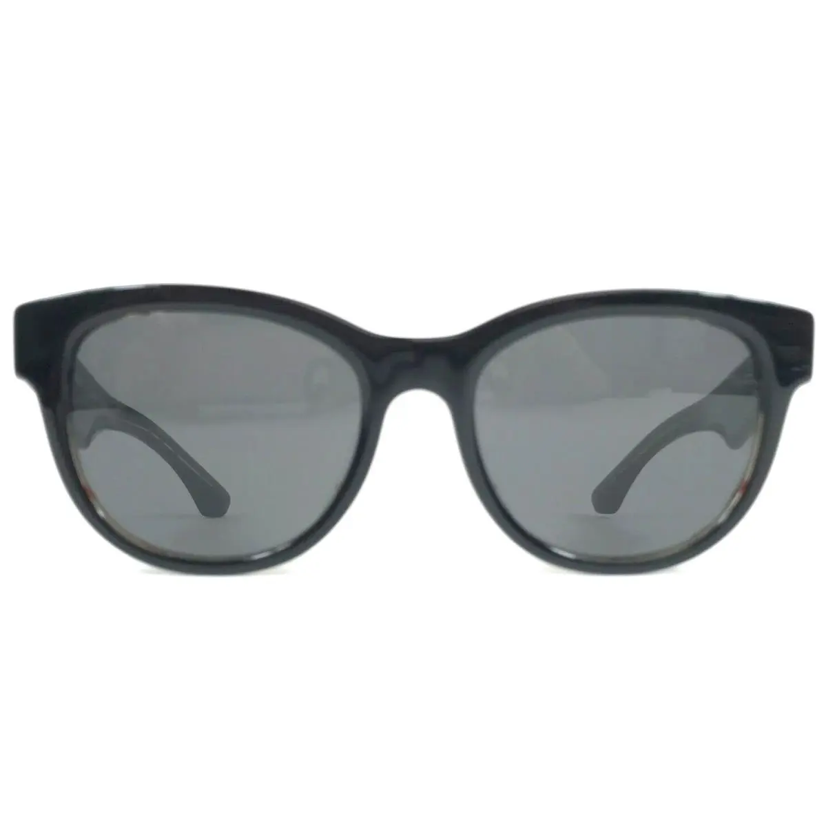 Burberry Sunglasses B4432-U 4121/87 Polished Black Frames with Dark Grey Lenses