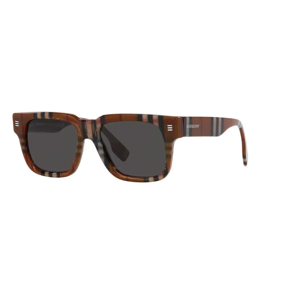 Burberry Hayden BE 4394 Brown Check/dark Grey 3966/87 Sunglasses