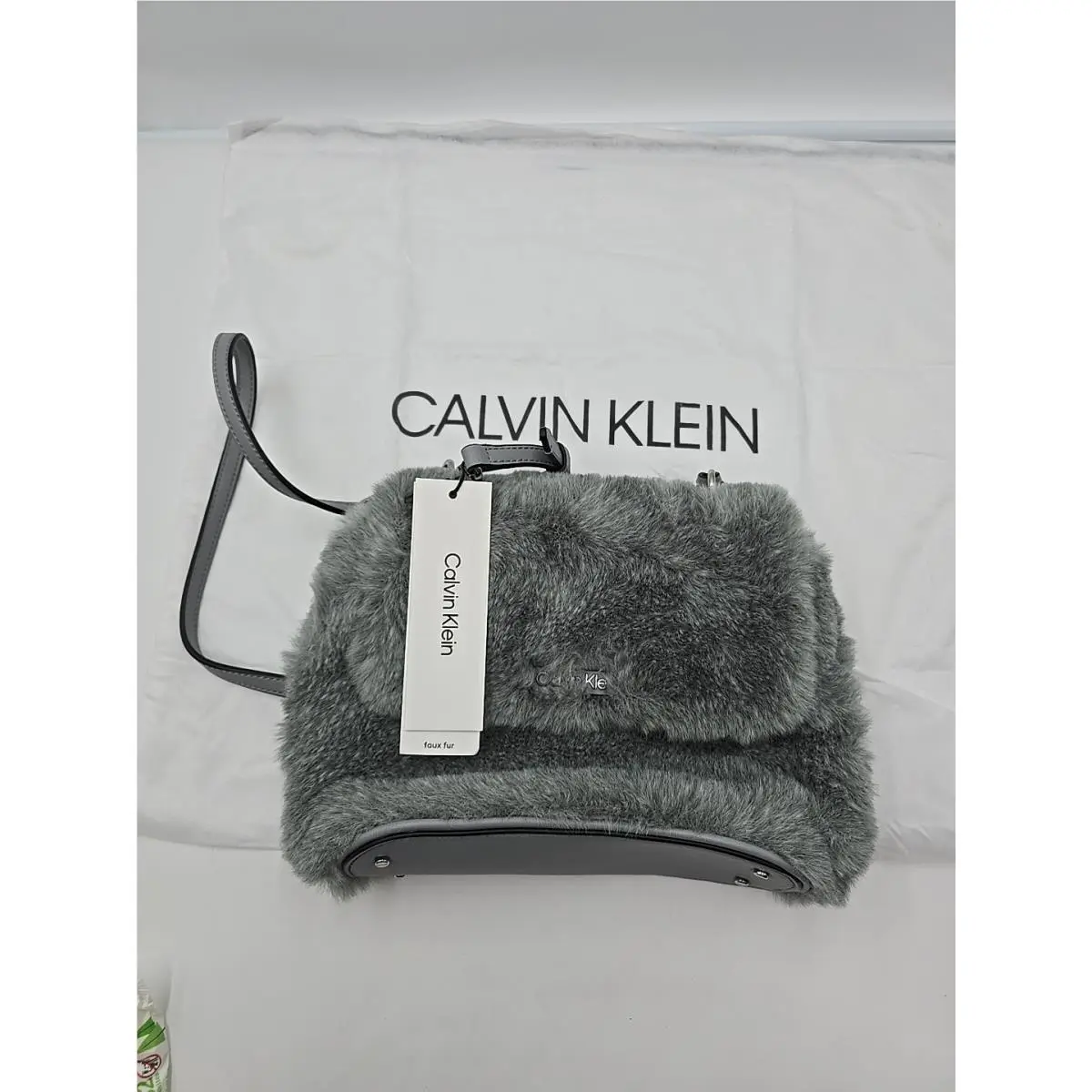 Calvin Klein Women`s Leilani Micro Pebble Top Handle One Size Dark Gray Mix