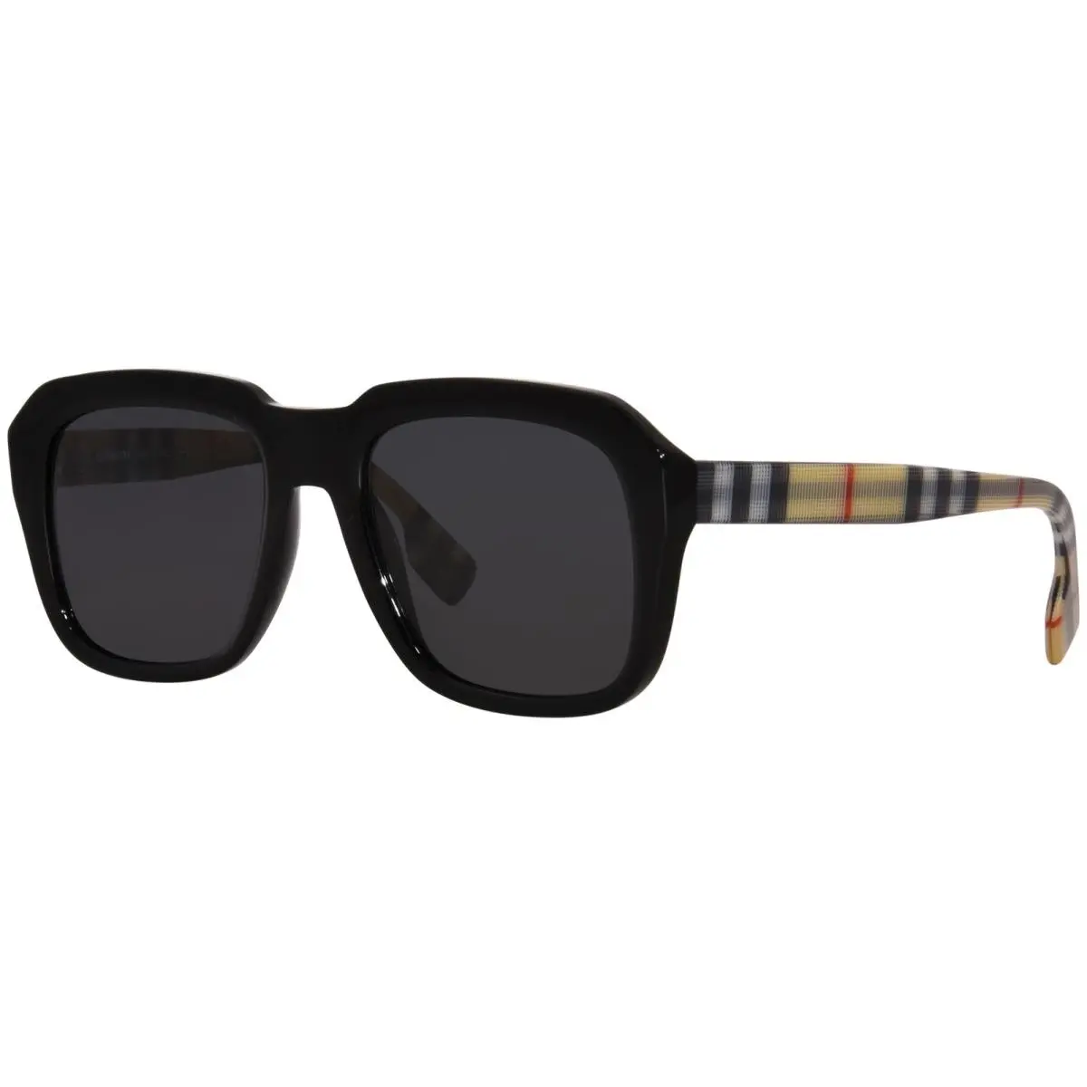 Burberry Astley BE4350 395287 Sunglasses Men`s Black/dark Grey Square Shape 55mm