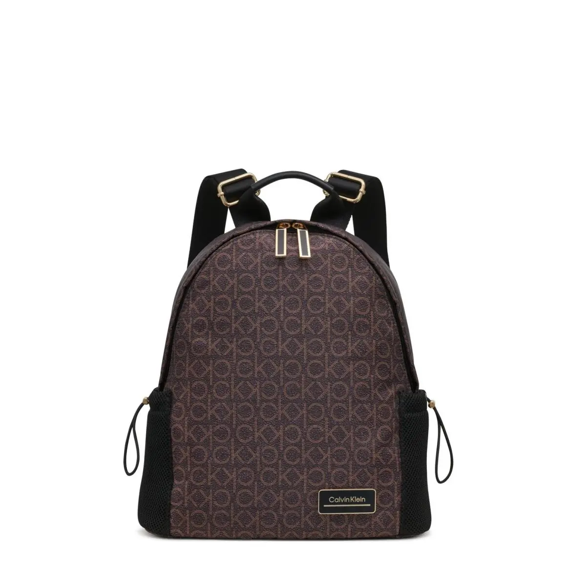 Calvin Klein Jessie Organizational Backpack One Size Brown/khaki/black - brown khaki black