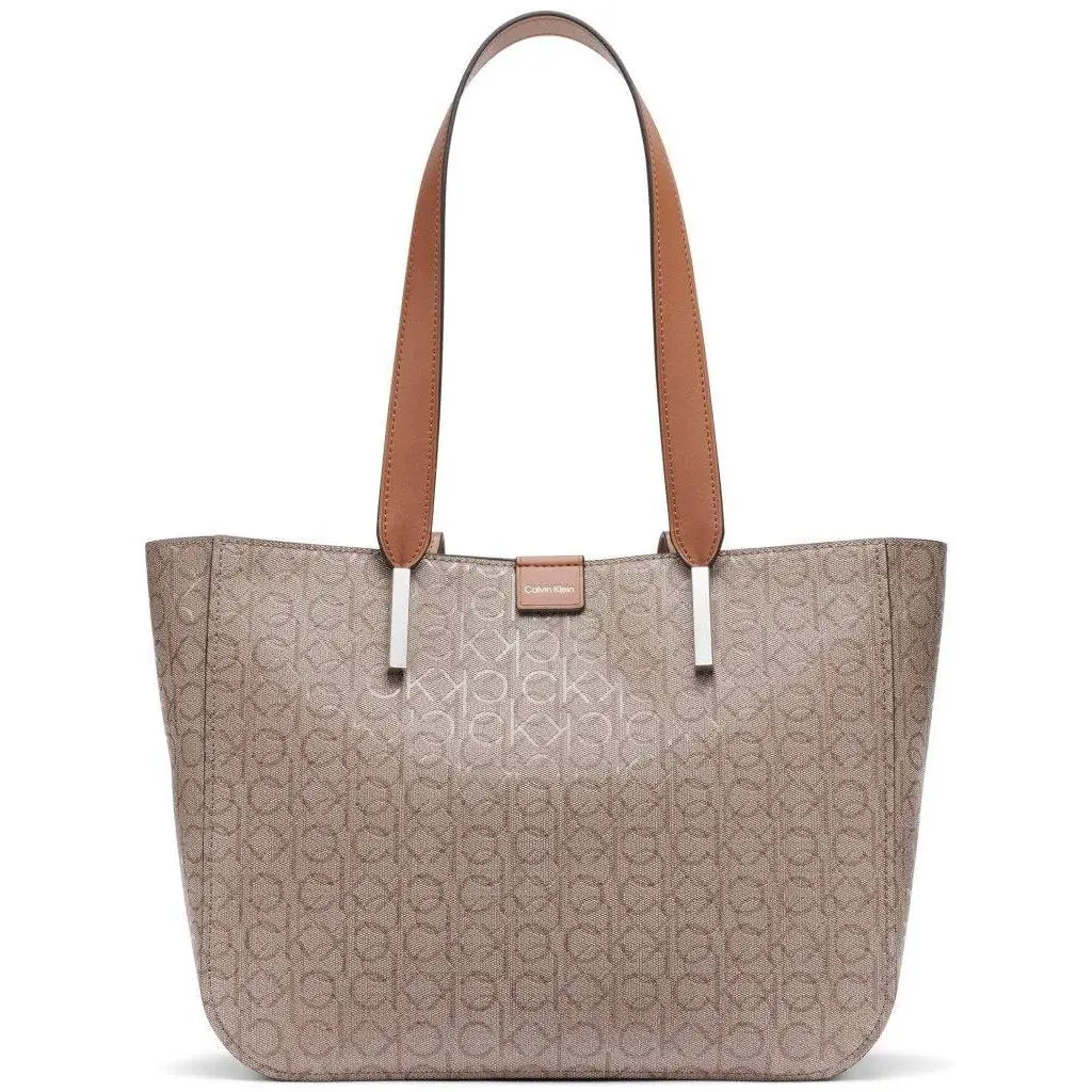 Audrey East/west Tote One Size Almond/taupe/caramel by Calvin Klein
