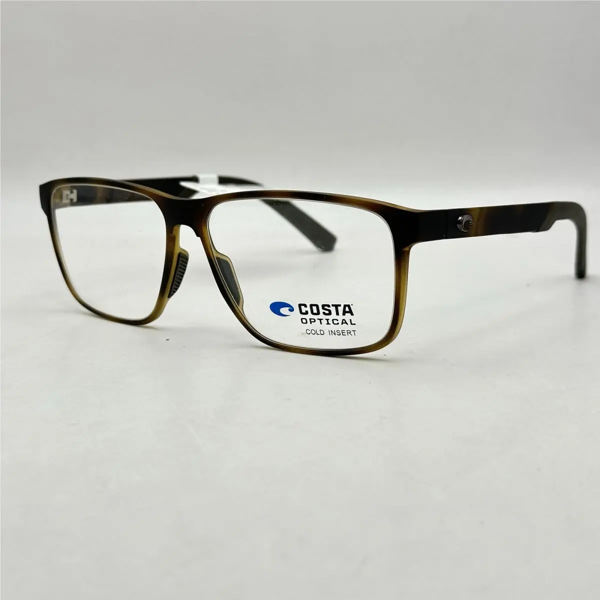 Costa Del Mar Mens Ocean Ridge Ocr 700 Large Square Eyeglasses Matte Havana